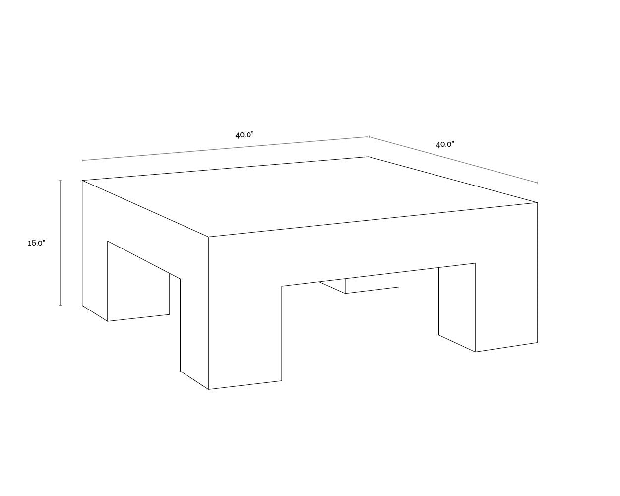 Renley Coffee Table - White