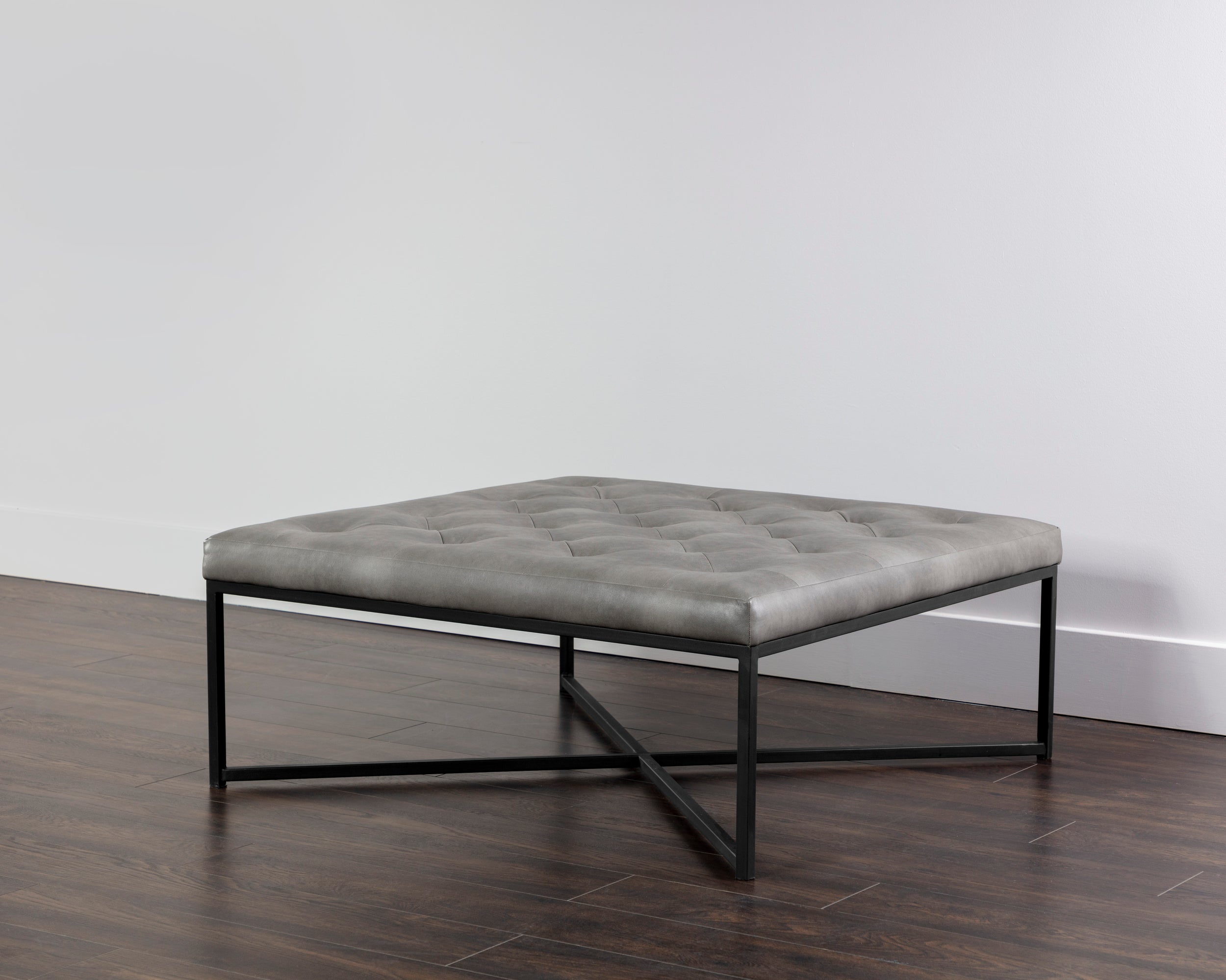 Endall Ottoman - Black  Bravo Metal