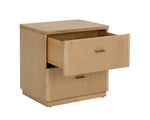 Etienne Nightstand - Rustic Oak