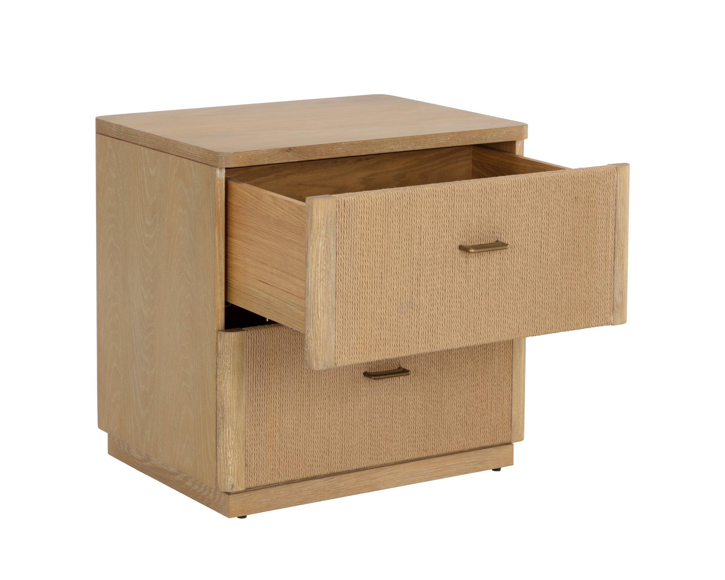 Etienne Nightstand - Rustic Oak