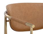 Heloise Lounge Chair - Milliken Cognac