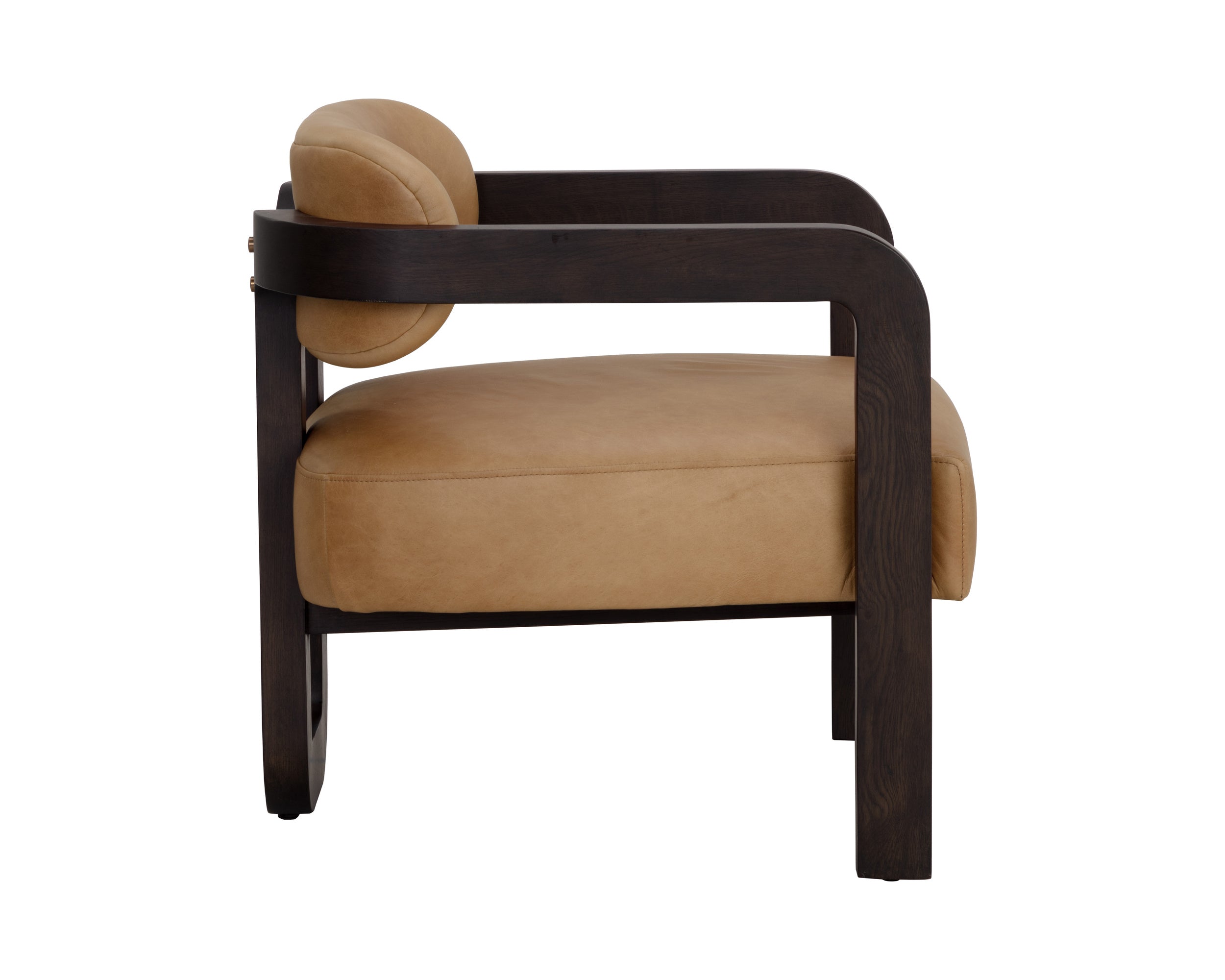 Madrone Lounge Chair - Brown  Ludlow Sesame Leather