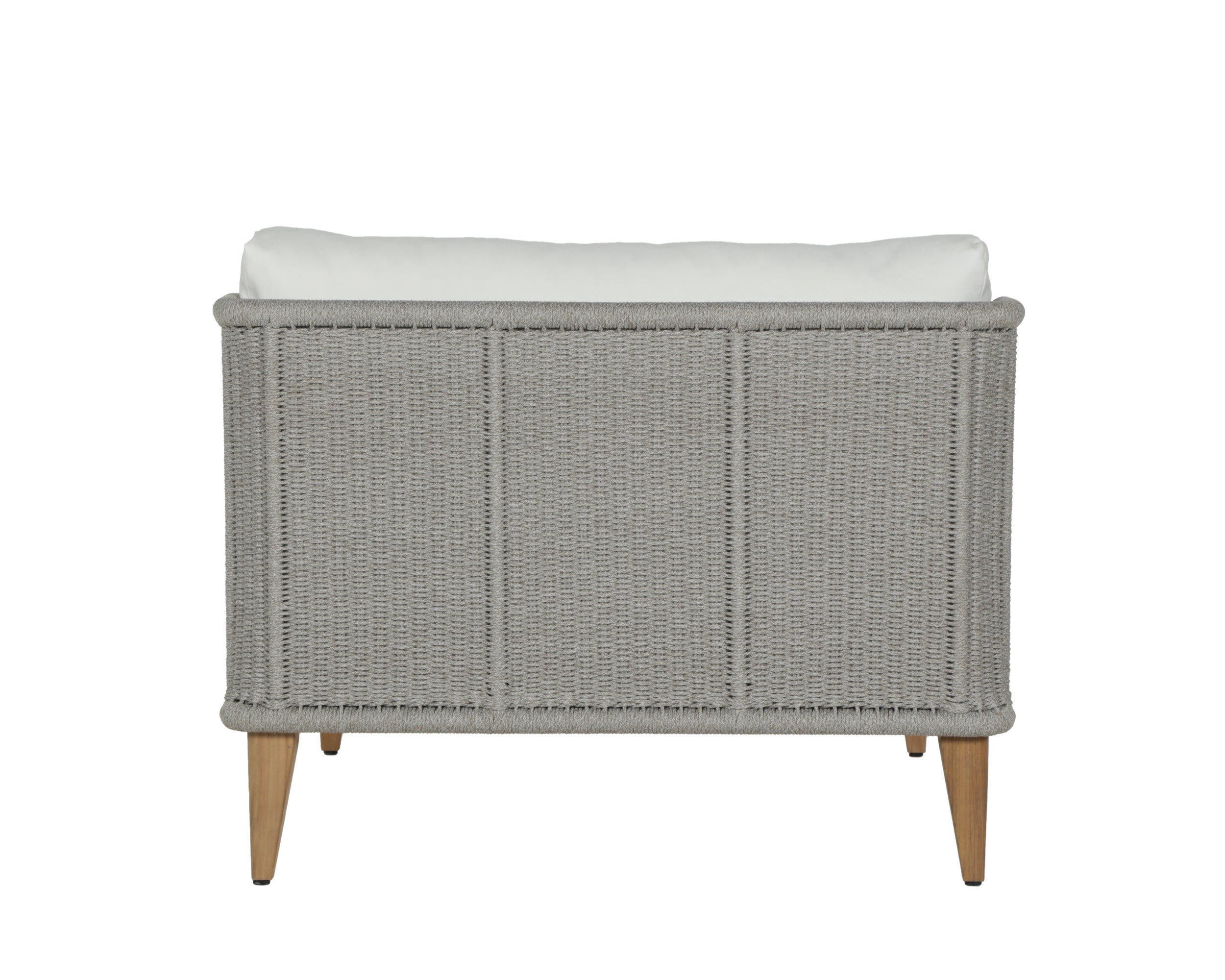 Ibiza Armless Chair - Natural  Stinson White