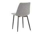 Drew Dining Chair - Black  Light Grey