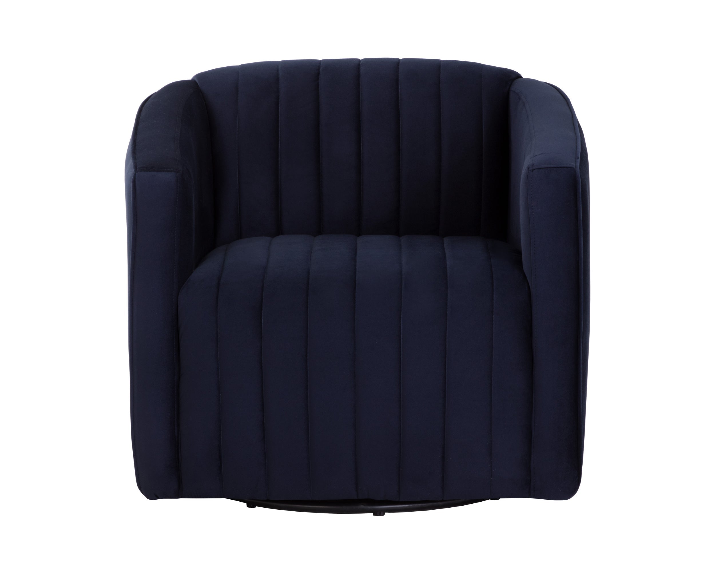 Garrison Swivel Lounge Chair - Abbington Navy