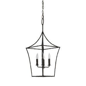 Gabby - Clover Metal Black Large Pendant - SCH-175708
