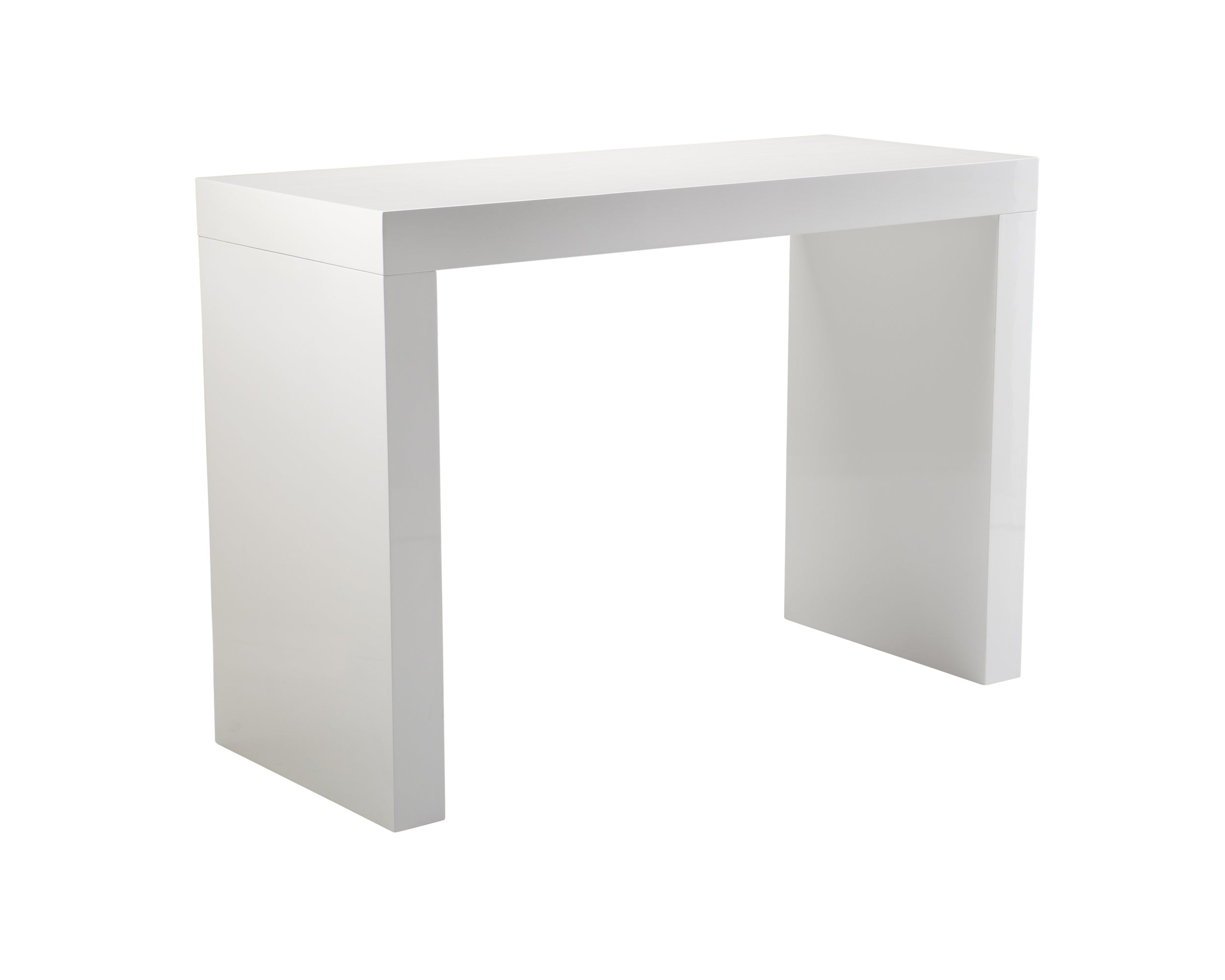 Faro Bar Table - High Gloss White