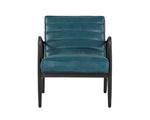 Lyric Lounge Chair - Vintage Peacock Leather