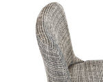 Elisa Dining Chair - Grey Oak  Naya Check Black