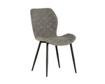 Lyla Dining Chair - Black  Antique Grey