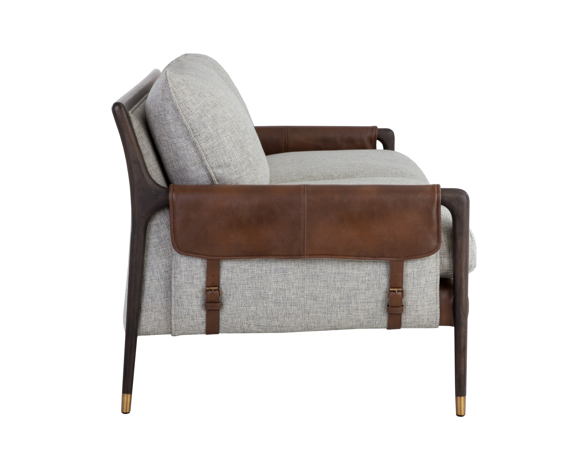 Mauti Sofa - Brown  Vault Fog / Bravo Cognac