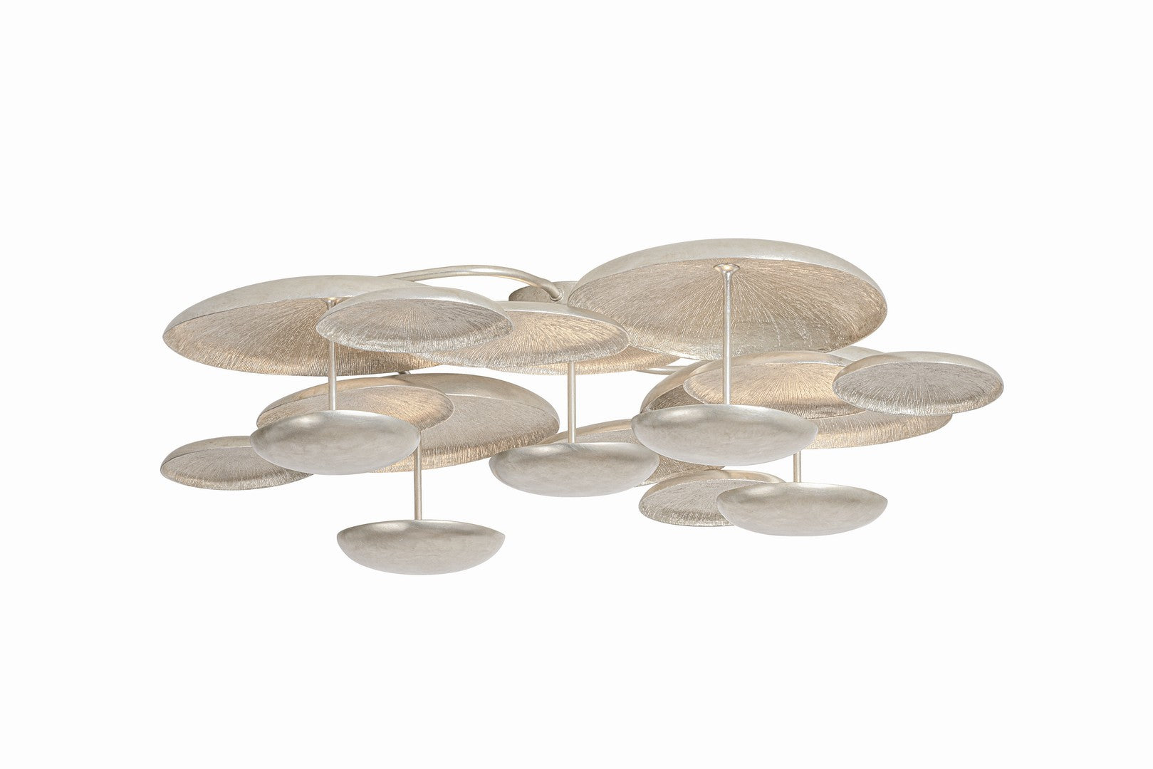 Textured Warm Silver Leaf