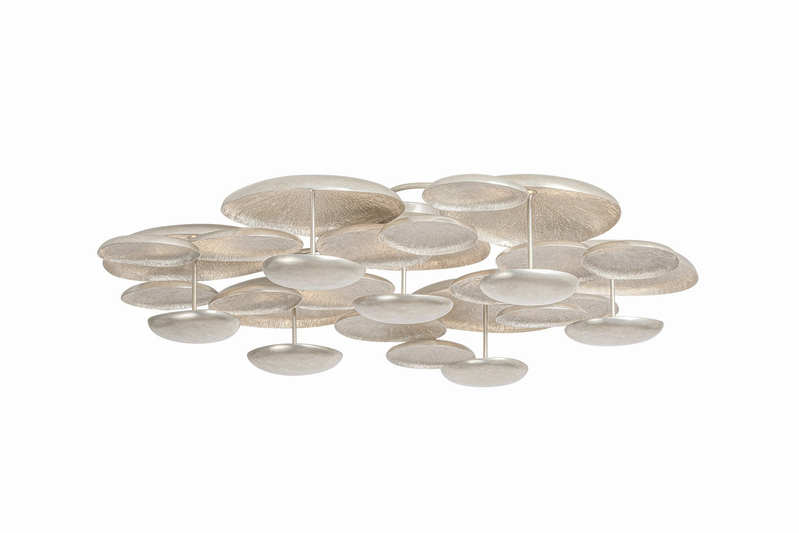 Textured Warm Silver Leaf