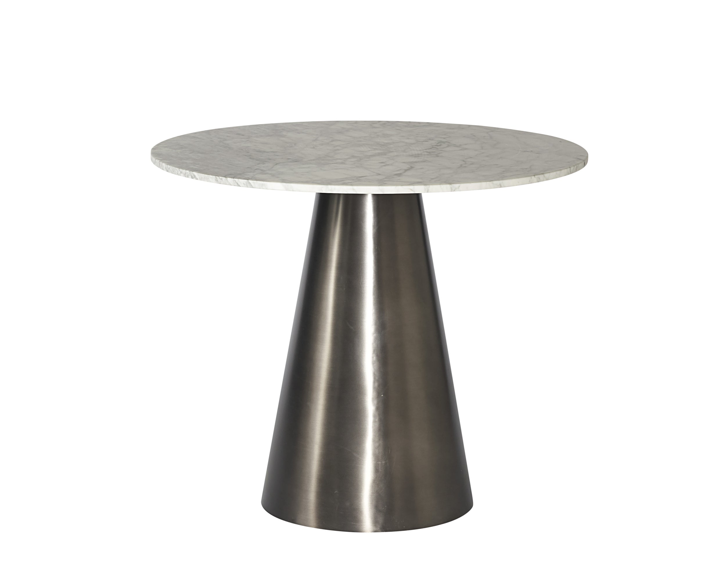 Damon Bistro Table  Gunmetal -