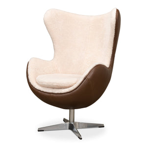 Sarreid Ltd Jacobean Mid 20th Century Egg Chair - 53113