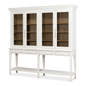 Sarreid Ltd Beacon Hill Display Case White - 53232