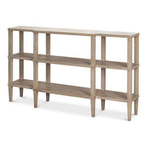 Sarreid Ltd Grange Bungalow Console Grey Thorne - 53309