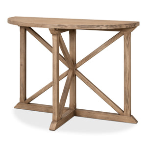 Sarreid Ltd Gregorio Vineyards Half Moon Console - 53341