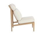 Elanor Lounge Chair - Light Oak  Altro White