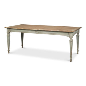 Sarreid Ltd Elise Dining Table Sage - 53856