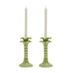 Two's Company Crystal Pillar Candle Holders