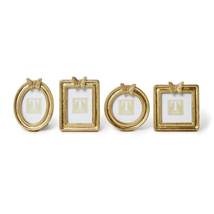 Two's Company S/4 Golden Butterfly Gold Leaf Finish Photo Frames
