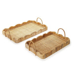 Two's Company Set of 2 Decorative Serving Tray