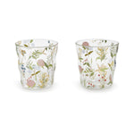 Two's Company Garden Delight 18Pc Unit Double Old Fashion Drinking Glass