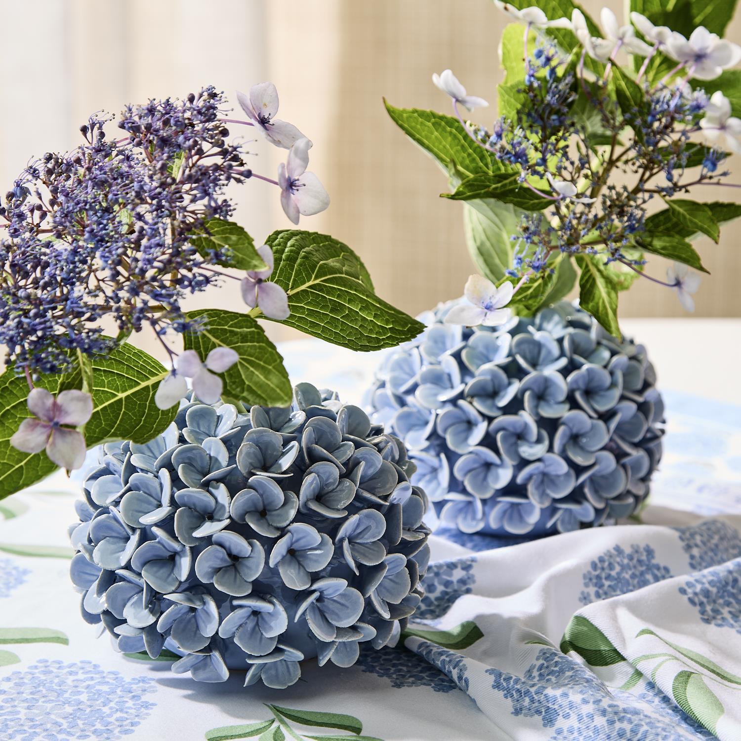 Two's Company Hydrangea Bud Vase and Candle Holder - Thumbnail 3