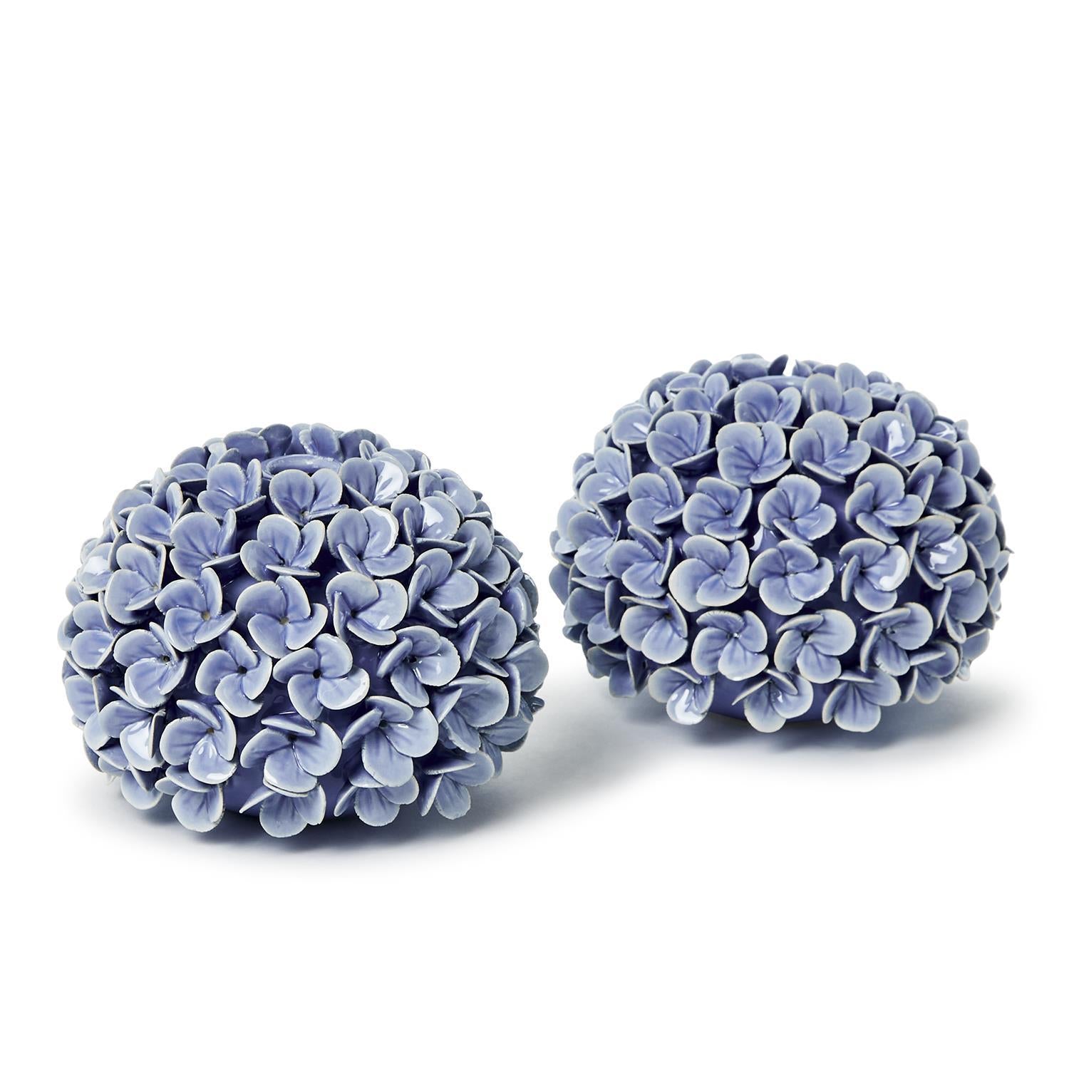 Two's Company Hydrangea Bud Vase and Candle Holder - Thumbnail 5