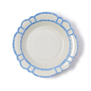 Two's Company French Blue Bamboo Touch Bowl