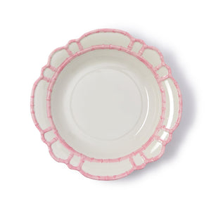 Two's Company Pink Bamboo Touch Bowl