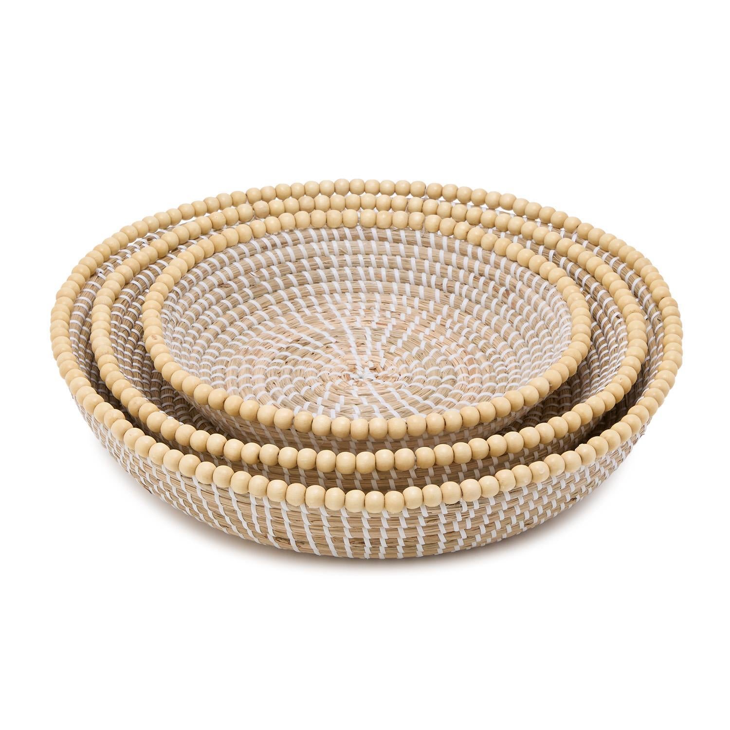 Two's Company Seagrass Serving Trays - Thumbnail 3