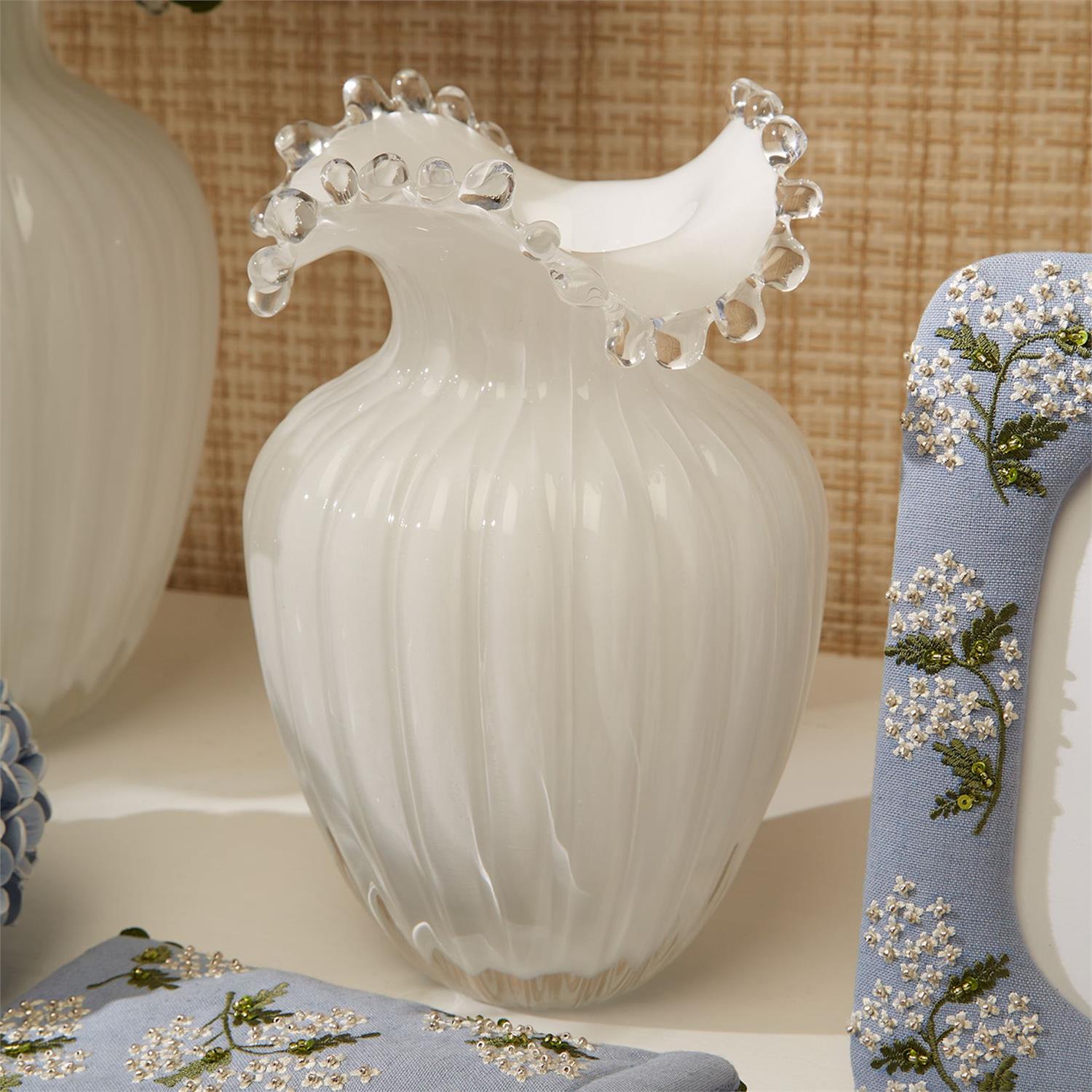 Two's Company Glass Vase