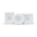 Two's Company Set of 3 Scalloped Rattan Weave Frames