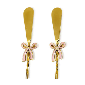 Two's Company Set of 2 Bow Spreaders on Gift Card