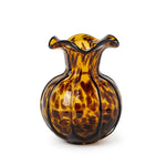 Two's Company Ruffled Tortoise Vase