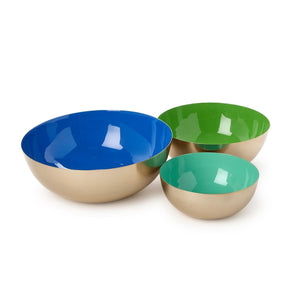 Two's Company Set of 3 Metal Bowls - 55383