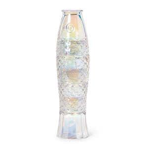 Two's Company Under The Sea Iridescent Set of 4 Stackable Fish Glasses in Gift Box - 55463