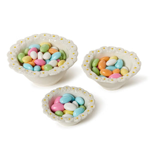 Two's Company Set of 3 Daisy Bowls - 55564