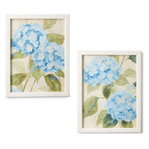 Two's Company Set of 2 Hydrangea Framed Wall Art Prints - 55619