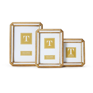 Two's Company Set of 3 Beveled Mirror Photo Frame Incl 3 Sizes - 55657