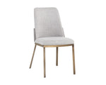 Marie Dining Chair - Belfast Heather Grey / Bravo Metal