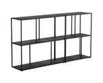 Eiffel Low Bookcase - Medium  Black