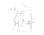 Kace Counter Stool - Bravo Cream