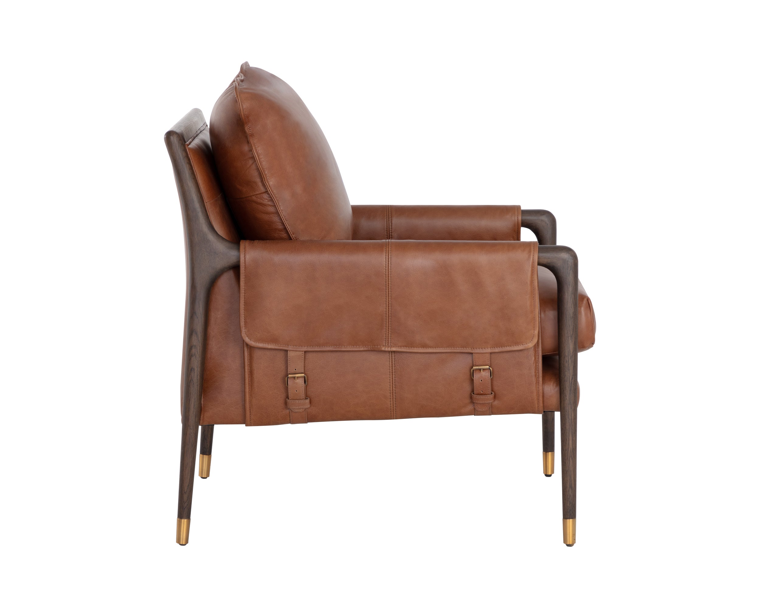 Mauti Armchair - Brown  Shalimar Tobacco Leather