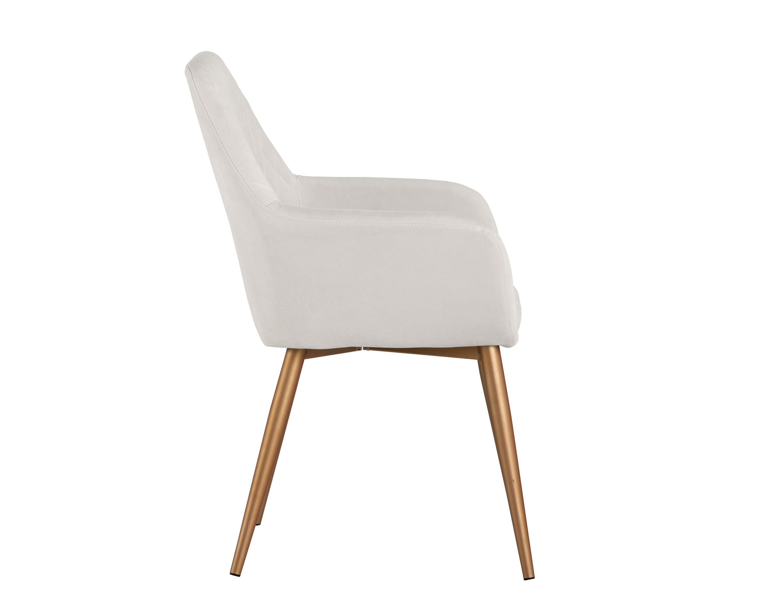 Jayna Dining Armchair - Champagne Gold  Antonio Linen
