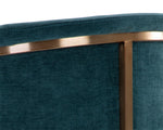 Marris Dining Armchair - Gold  Danny Teal