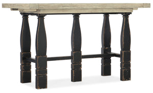 Hooker Furniture - Ciao Bella Friendship Table- Flaky White/Black - 5805-75206-80