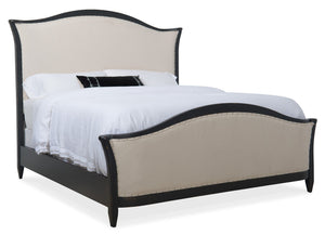 Hooker Furniture - Ciao Bella King Upholstered Bed- Black - 5805-90866-99